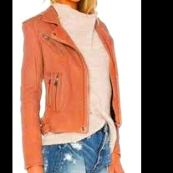 Amaryllis  Motorcycle Jacket Genuine Leather - Picture 2 of 12